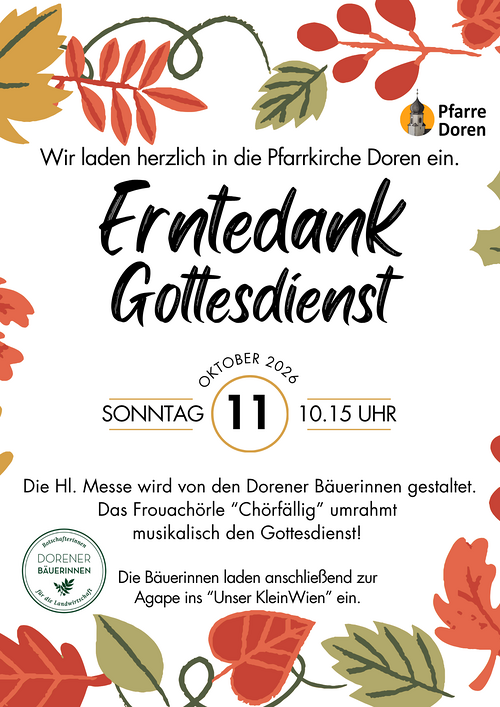 Erntedank 2026 / Renate Lässer
